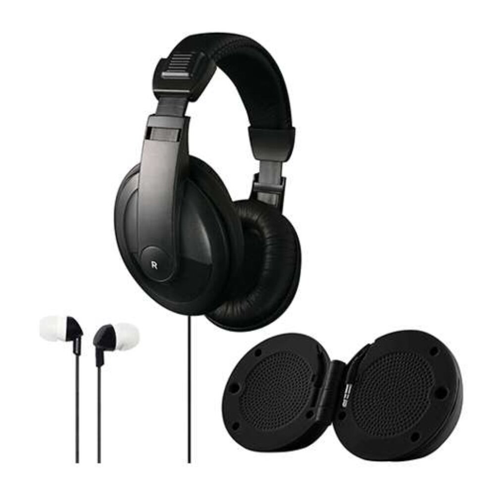 Vibe Sound VS-771-COMBO Ultimate Audio Combo (Headphones, Earphones, Speakers)
